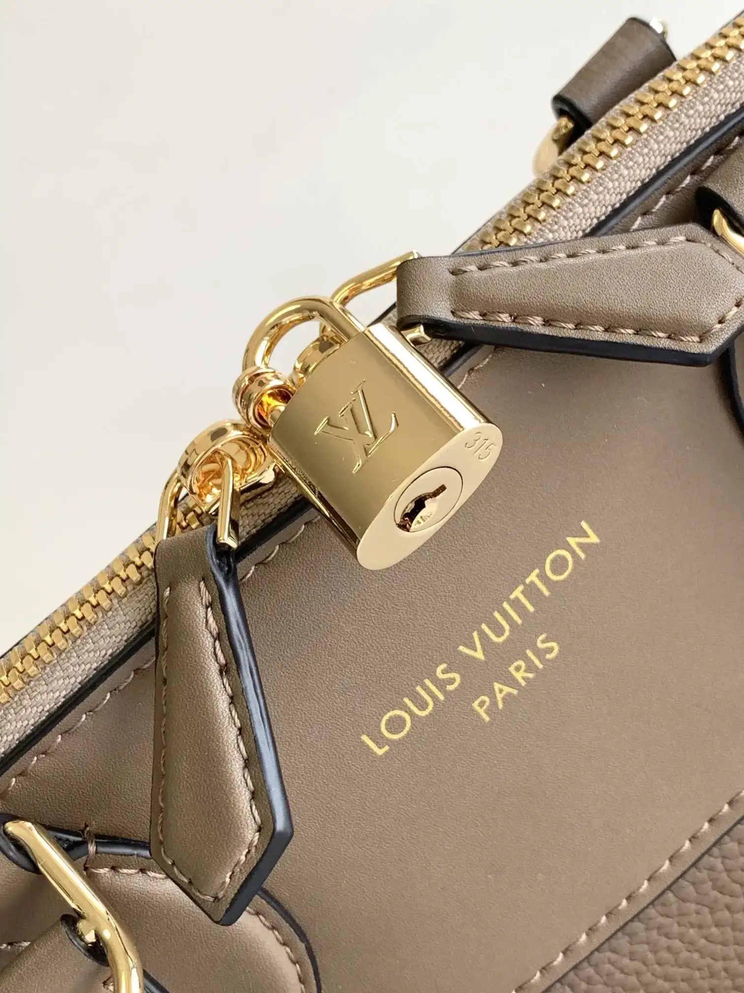 Louis Vuitton Black Grained Leather Top Handle Bag product photo from LabelPicks