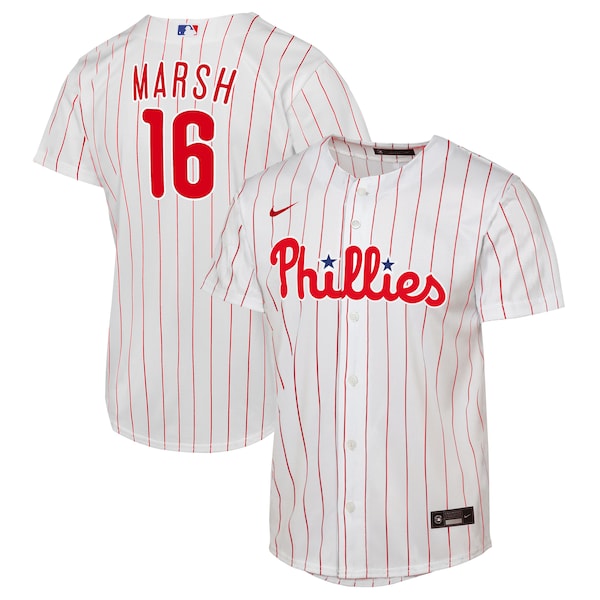 Brandon Marsh Philadelphia Phillies Nike  Youth Home Replica Jersey - White
