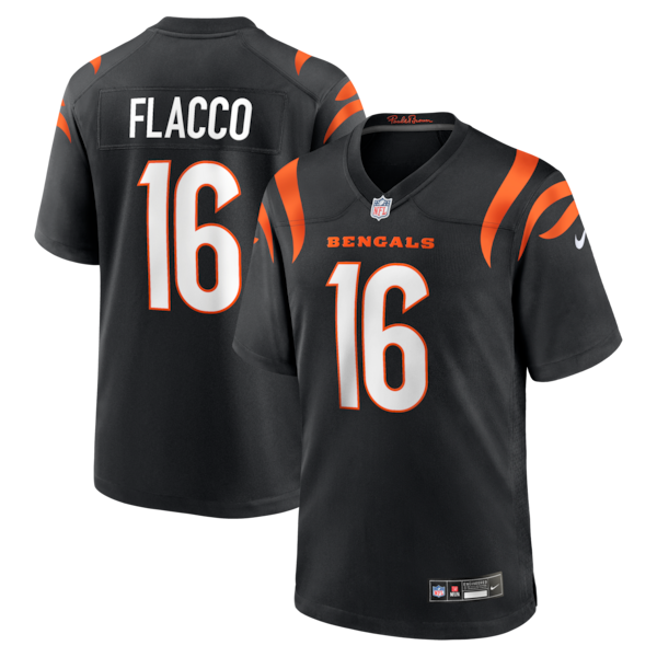 Joe Flacco Cincinnati Bengals Nike Team Game Jersey -  Black