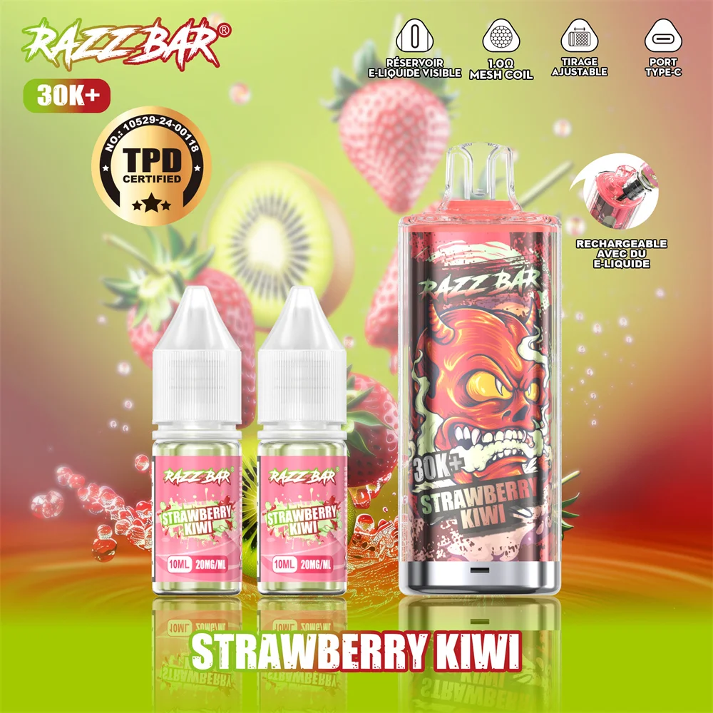 Razz Bar 30K+ Disposable Vape (2%, 30000 Puffs)