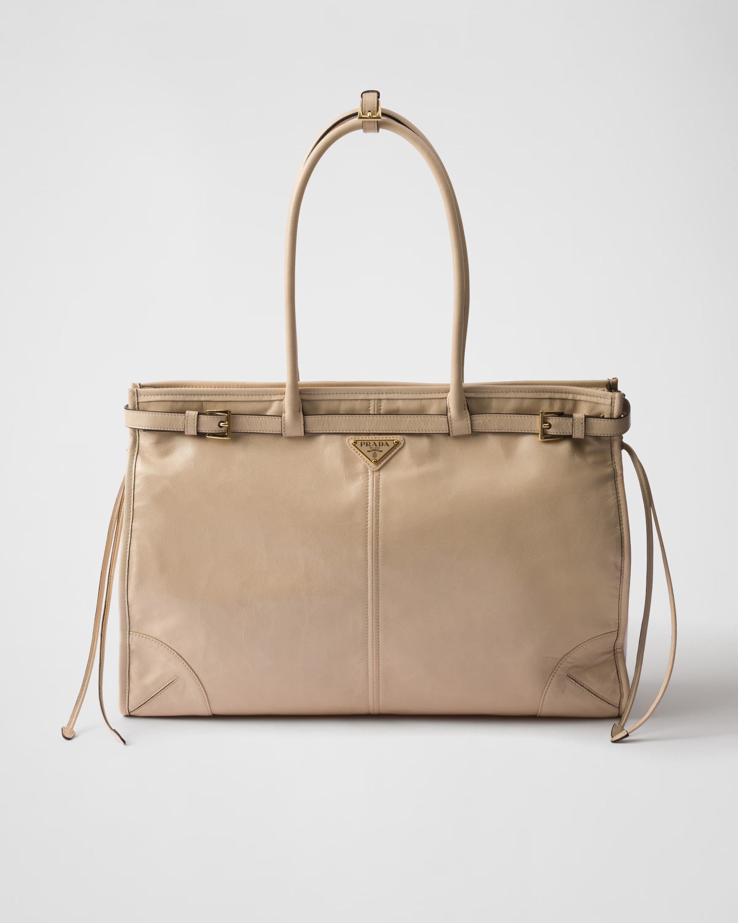 Prada Bonnie Large Leather Handbag