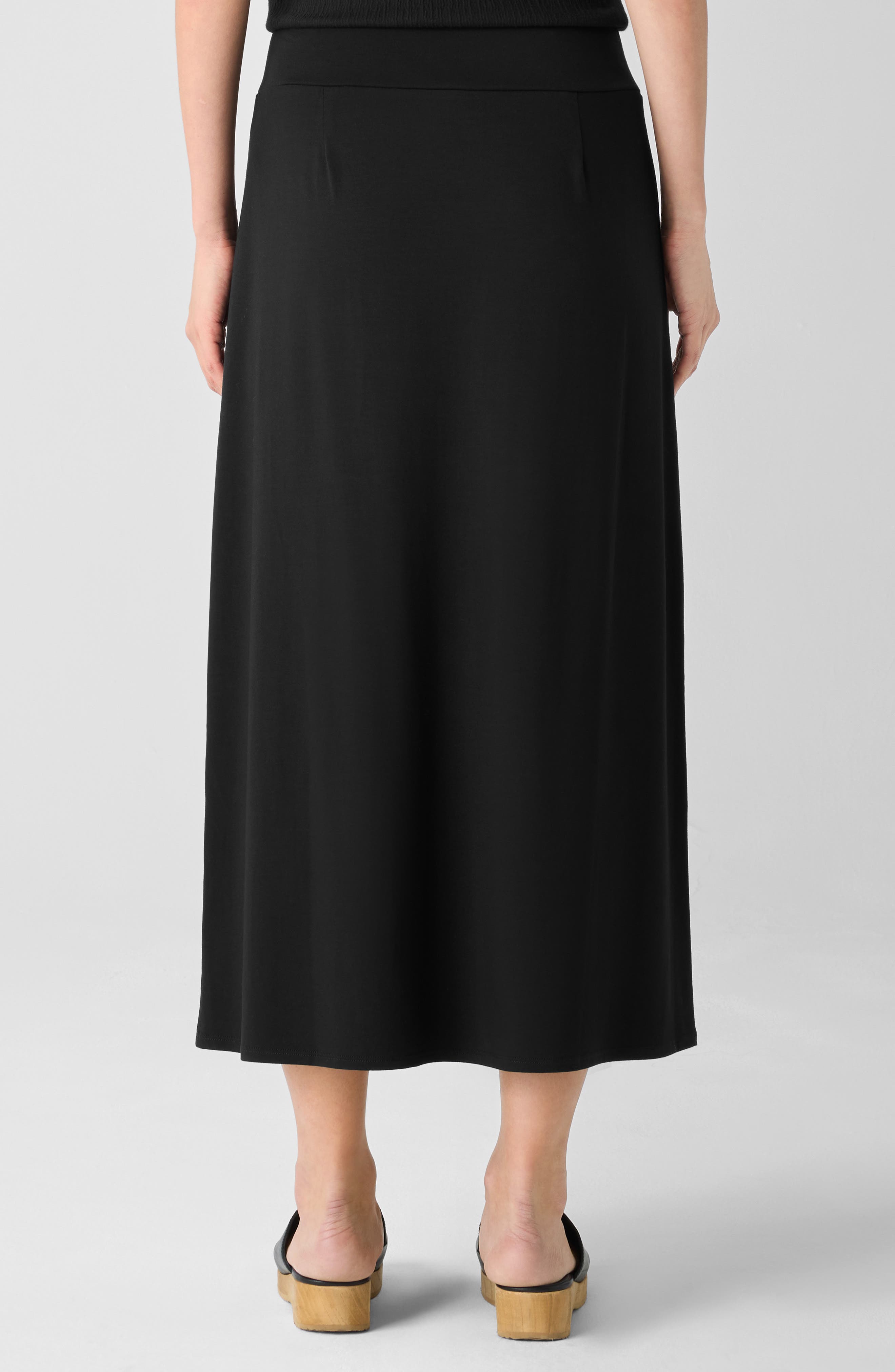 Eileen Fisher Stretch Jersey A-Line Skirt