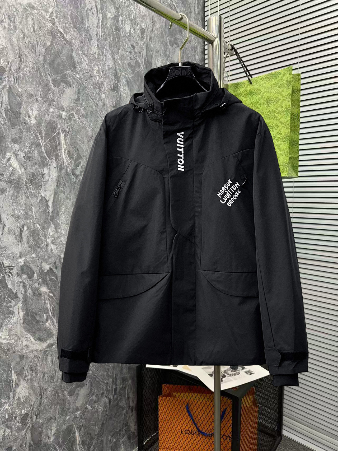 0916 New zipper print craft jacket