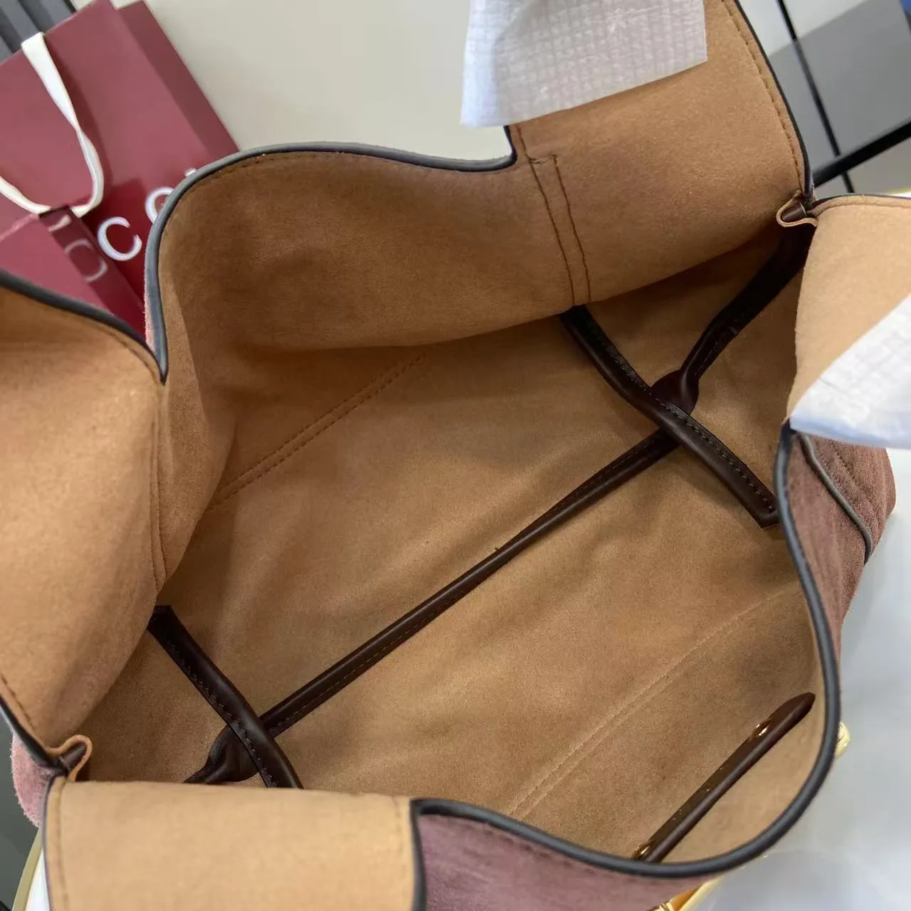 Gucci Suede Leather Shoulder Bag product photo from LabelPicks