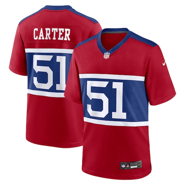 Abdul Carter New York Giants Nike First Round Pick Alternate Game Jersey - Red/White/Royal