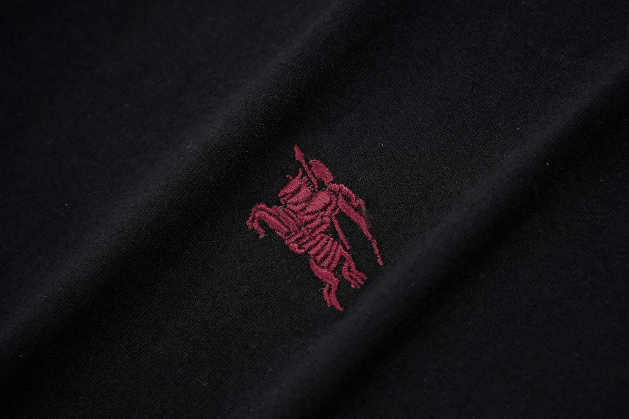 Burberry Black Small Equestrian Knight Embroidered T-Shirt product photo from LabelPicks