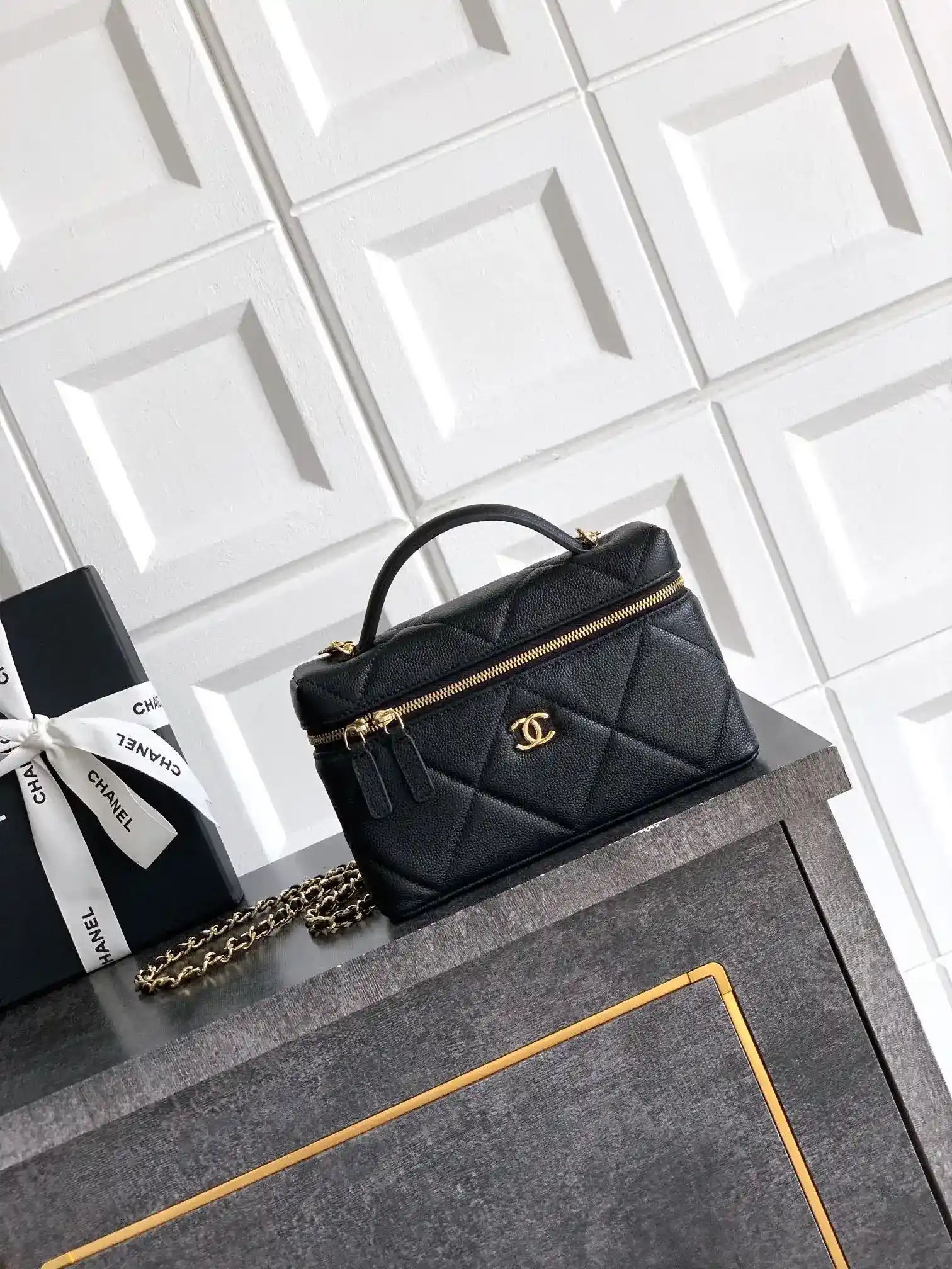 Chanel Quilted Leather Top Handle Bag product photo from LabelPicks