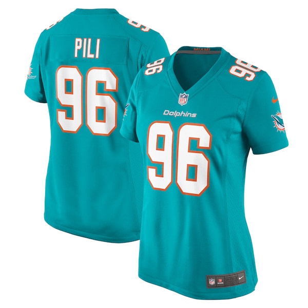 Brandon Pili Miami Dolphins Nike Women's  Game Jersey -  Aqua
