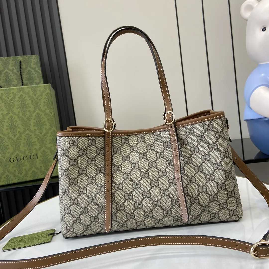 Gucci Brown Ophidia Tote Bag product photo from LabelPicks