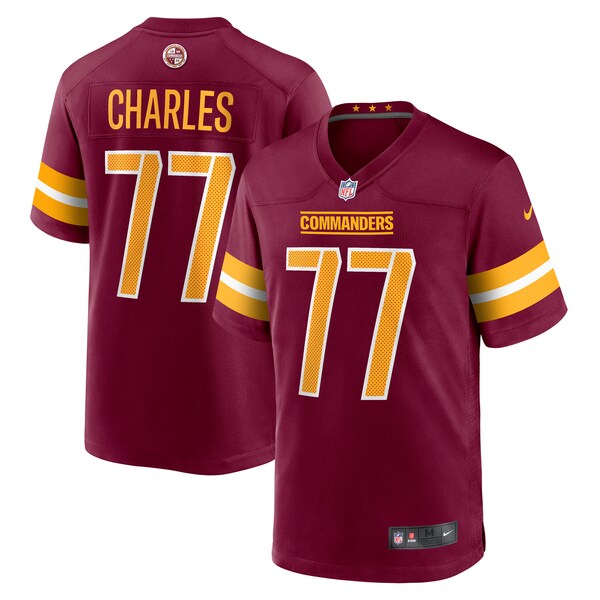 Saahdiq Charles Washington Commanders Nike  Game Jersey -  Burgundy