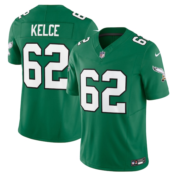 Jason Kelce Philadelphia Eagles Nike Vapor F.U.S.E. Limited Jersey - Kelly Green/Green