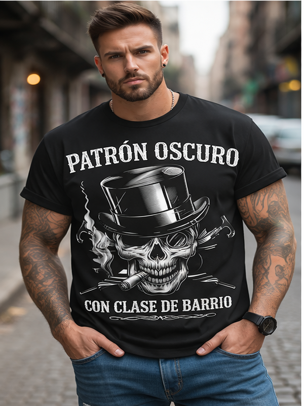 Remera “Patrón Oscuro” – Calle y Calavera