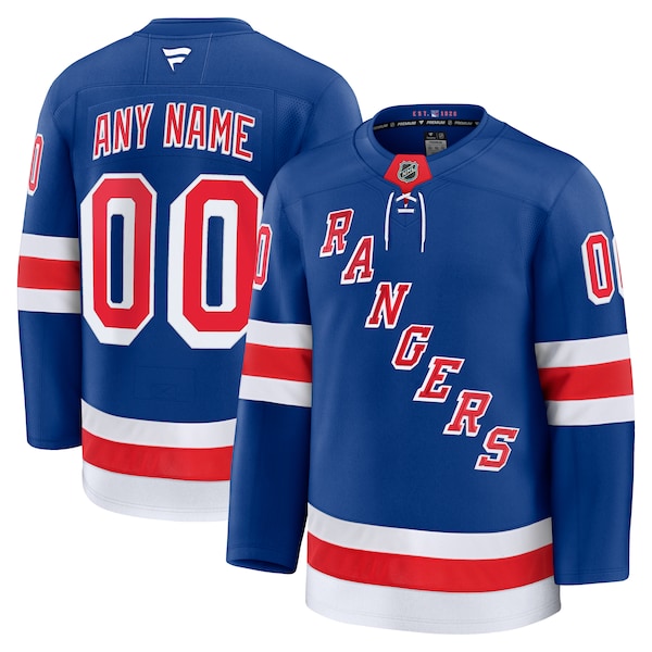New York Rangers  Home Premium Custom Jersey - Royal/Navy/White