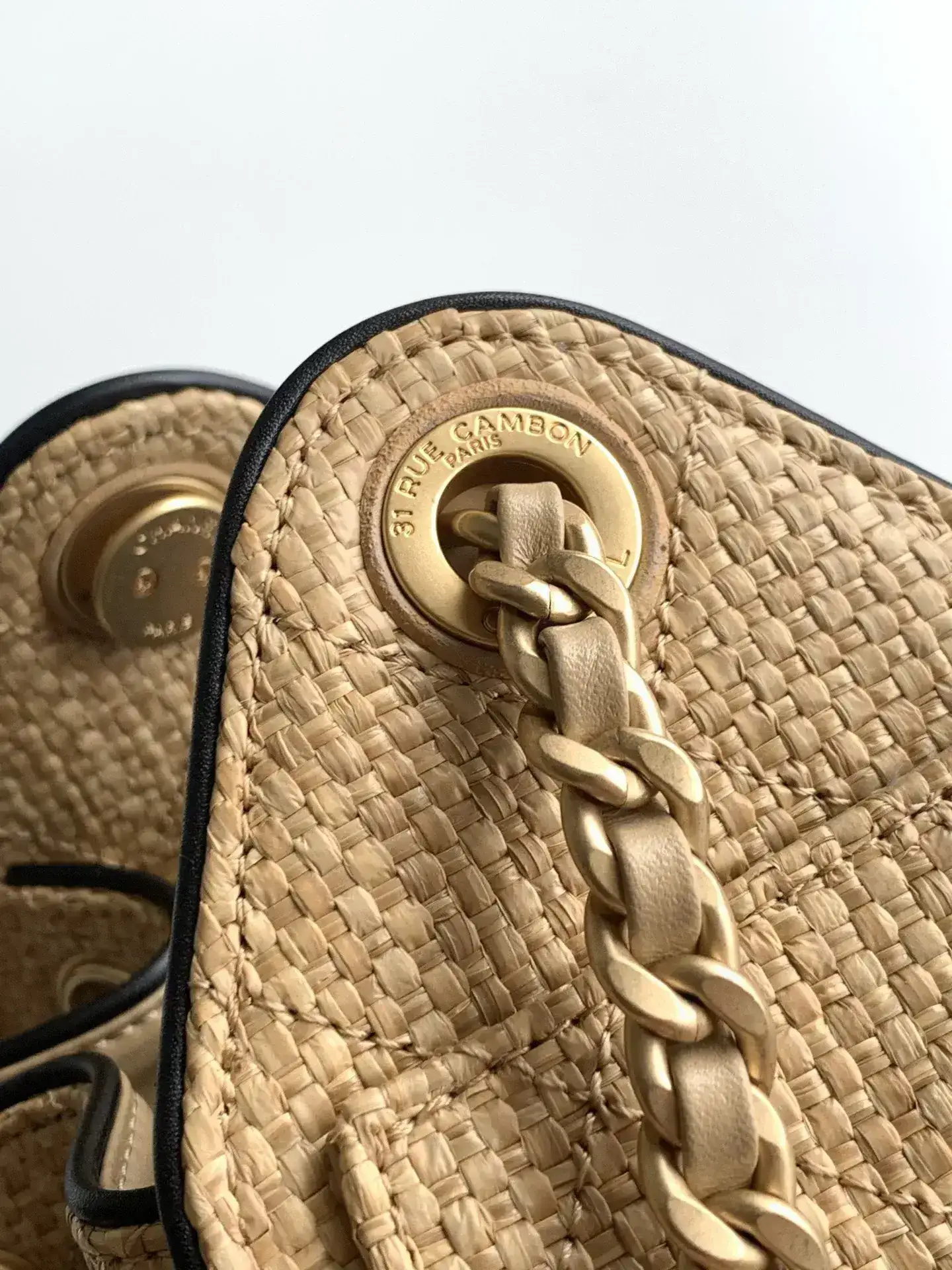 Chanel Straw Woven Bucket Bag product photo from LabelPicks