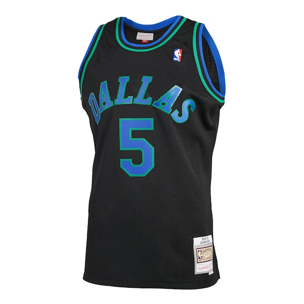 Jason Kidd Dallas Mavericks 1994/95 Hardwood Classics Reload 2.0 Swingman Jersey - Black