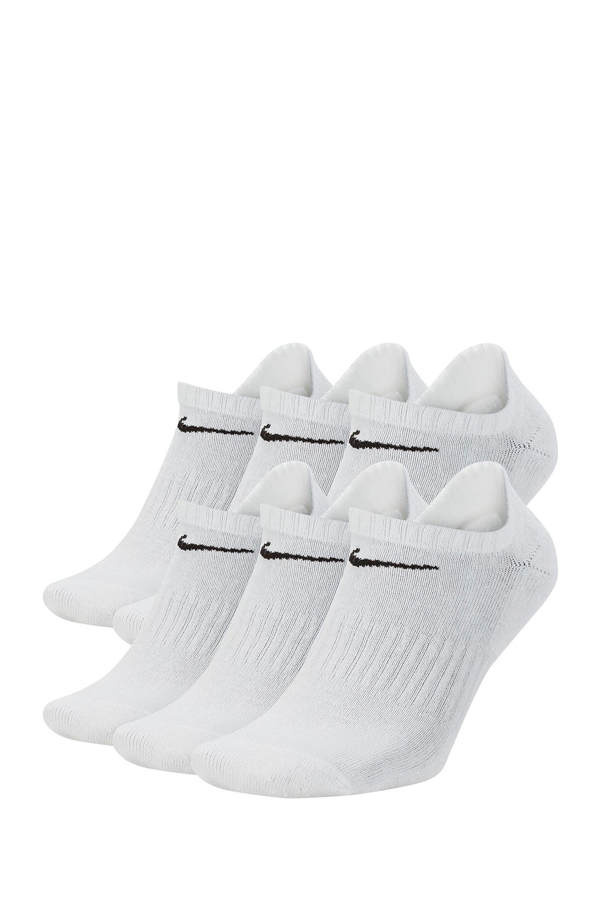 Nike 6-Pack Everyday Cushion No-Show Socks