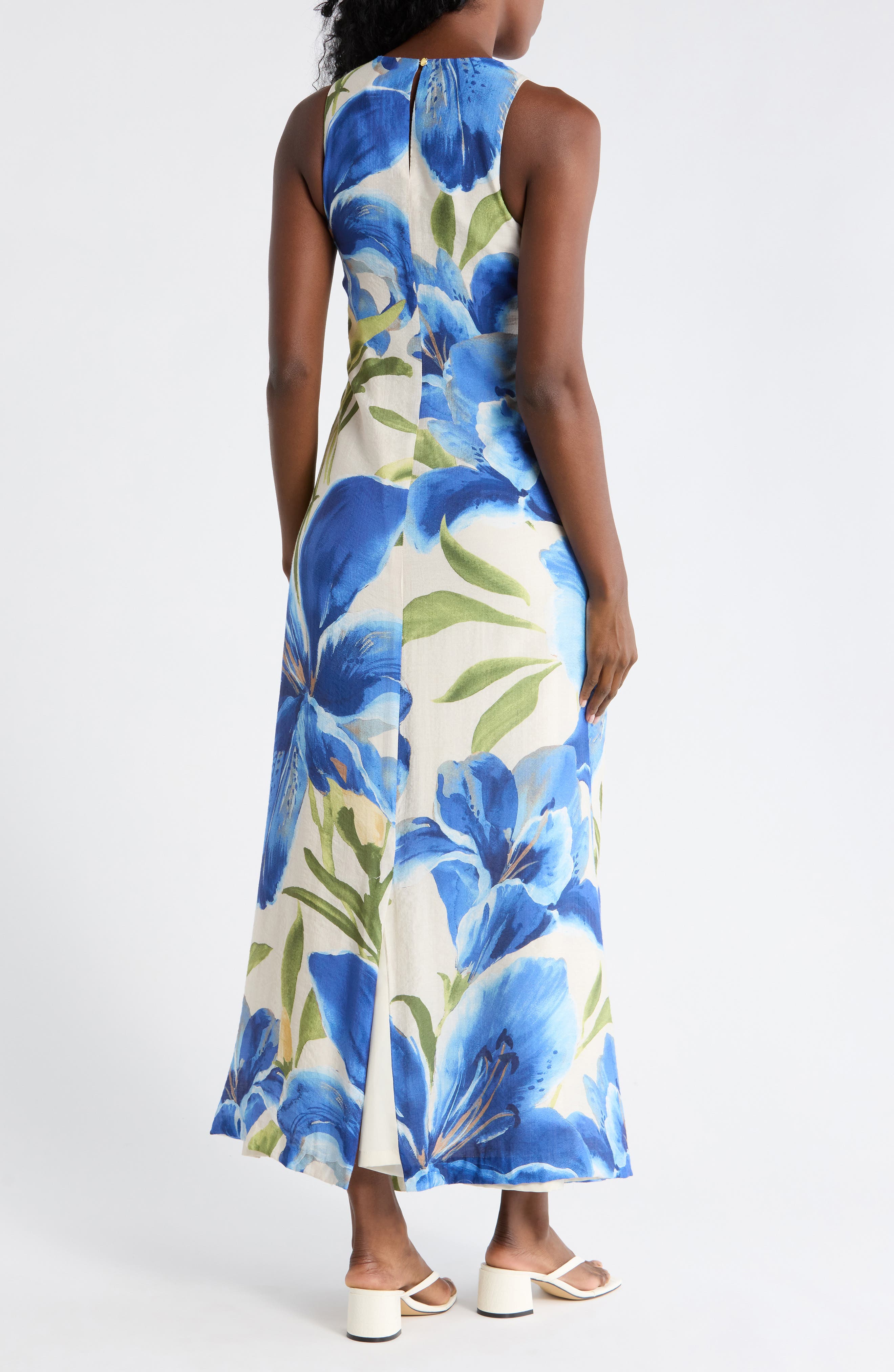 Vince Camuto Floral Print Maxi Dress