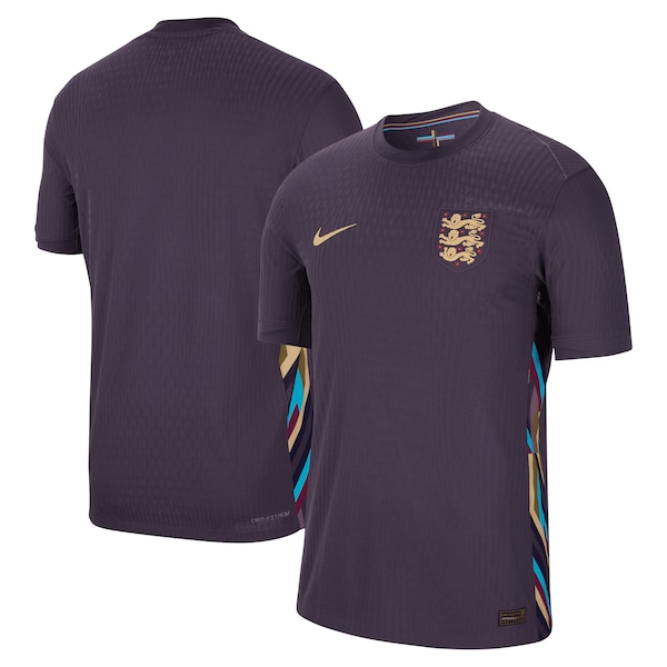 England National Team Nike 2024 Away Authentic Blank Jersey - Purple