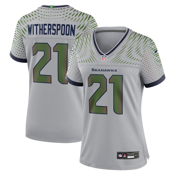 Devon Witherspoon Seattle Seahawks Nike Women's 2025 Rivalries Collection Game Jersey - Wolf Gray