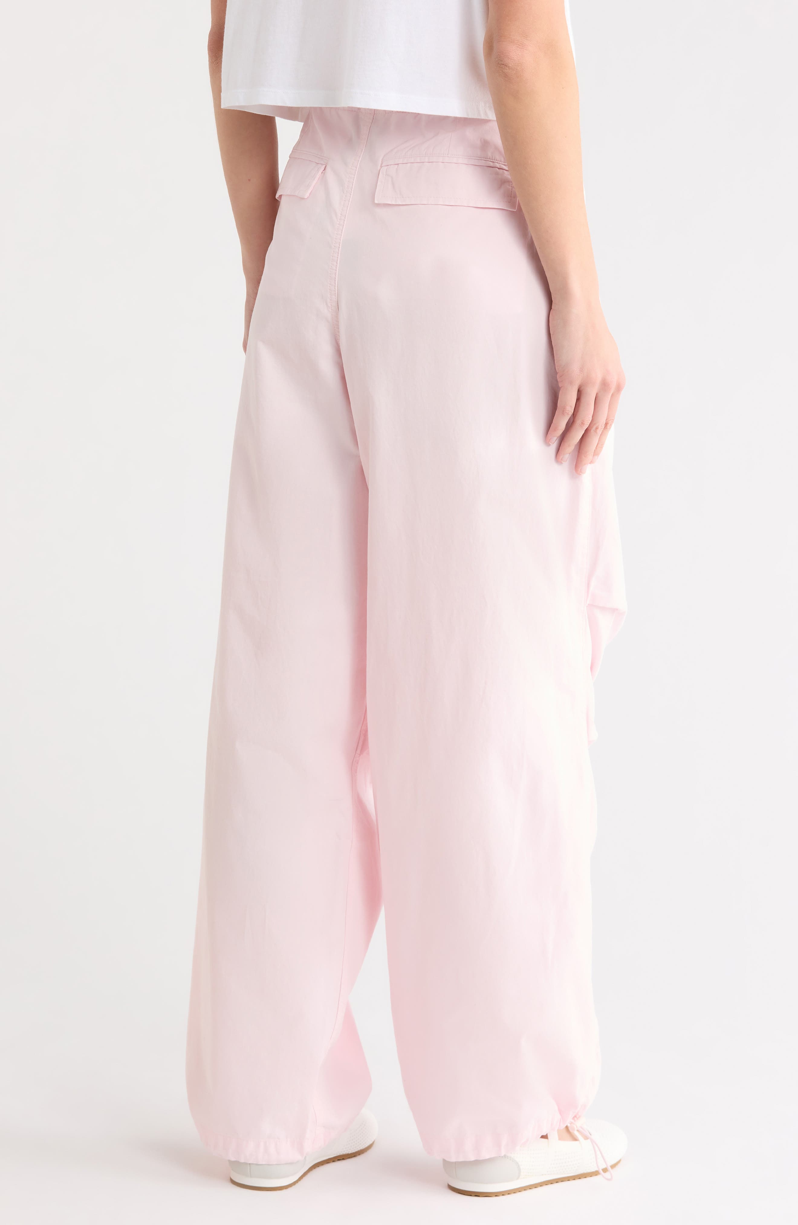 Good American Twill Parachute Pants
