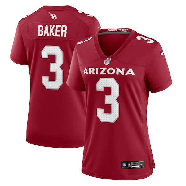 Budda Baker Arizona Cardinals Nike Women's Team Game Jersey -  Cardinal