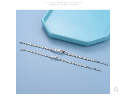 Genuine knight bracelet niche design ins to send girlfriend to commemorate