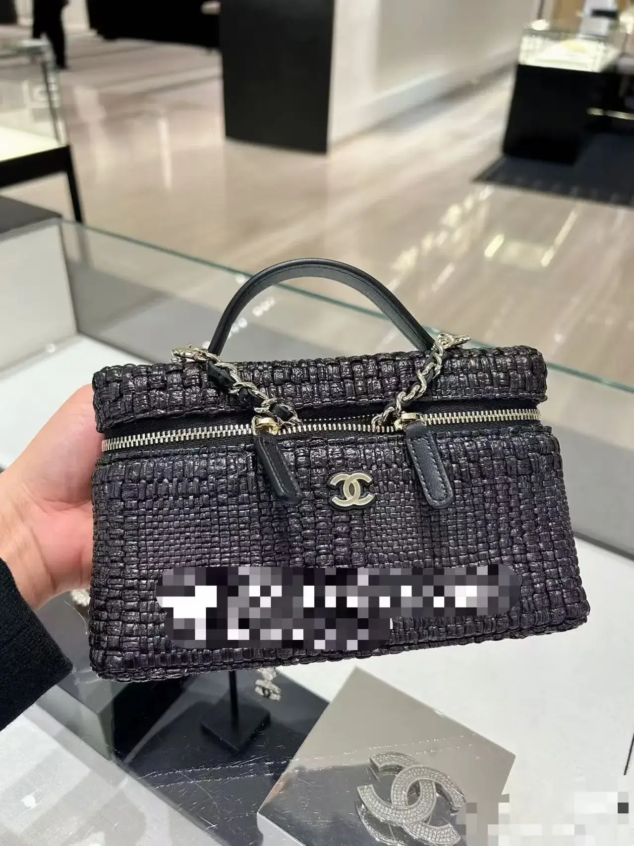 Chanel Woven Leather Top Handle Bag product photo from LabelPicks