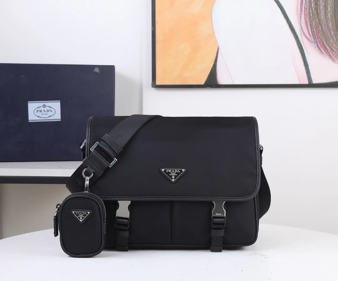 Prada Grained Leather Crossbody Bag product photo from LabelPicks