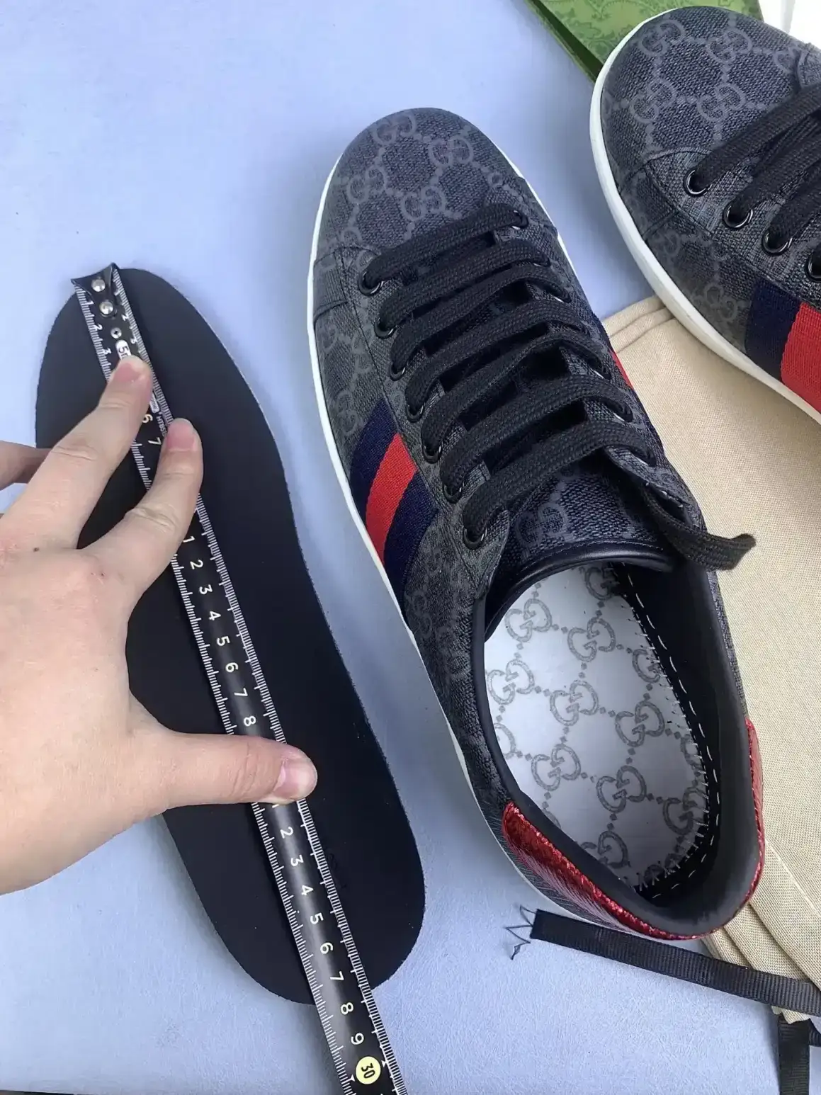 Gucci Ace GG Supreme sneaker product photo from LabelPicks