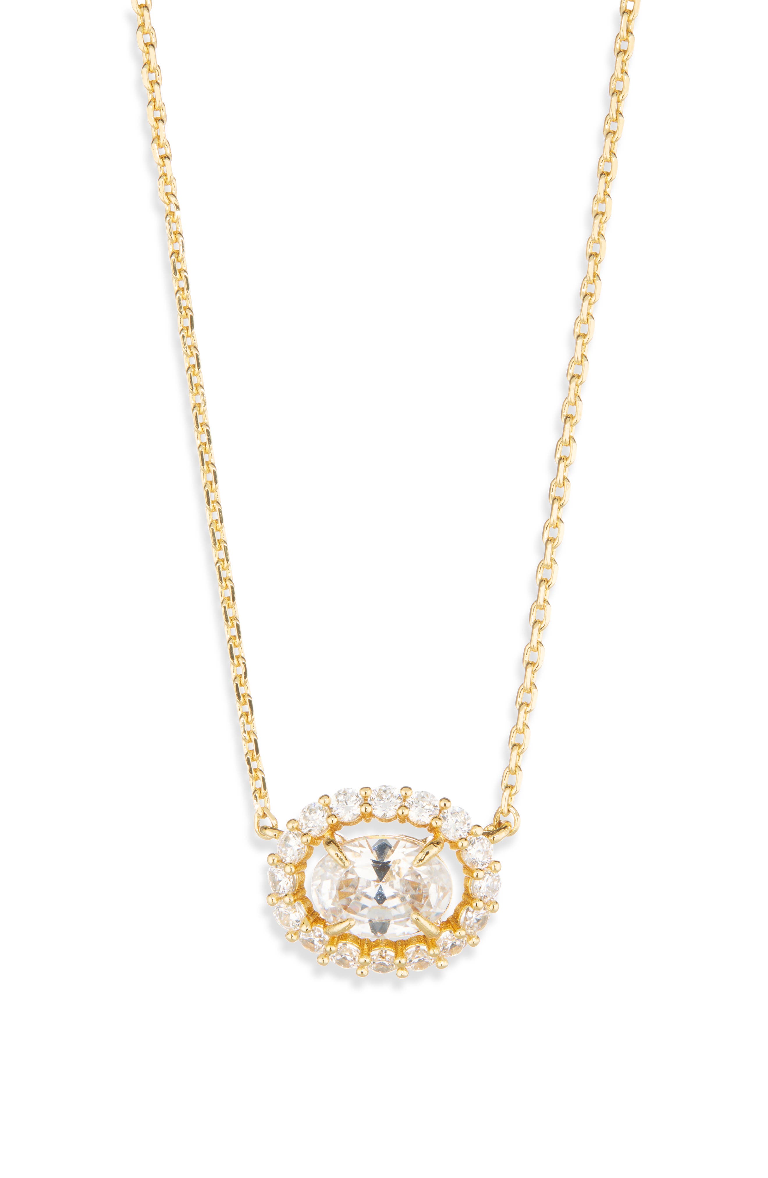 Kate Spade New York cubic zirconia mini pendant necklace