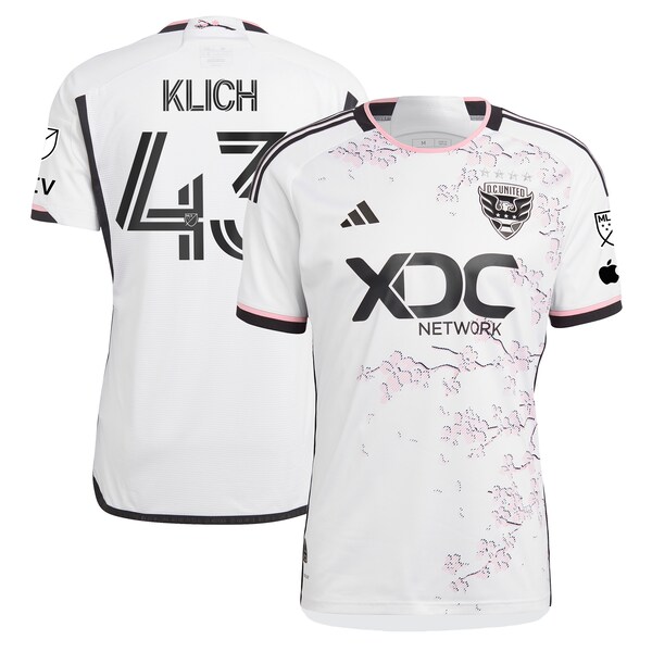 Mateusz Klich D.C. United adidas 2024 The Cherry Blossom Kit Authentic Player Jersey - White