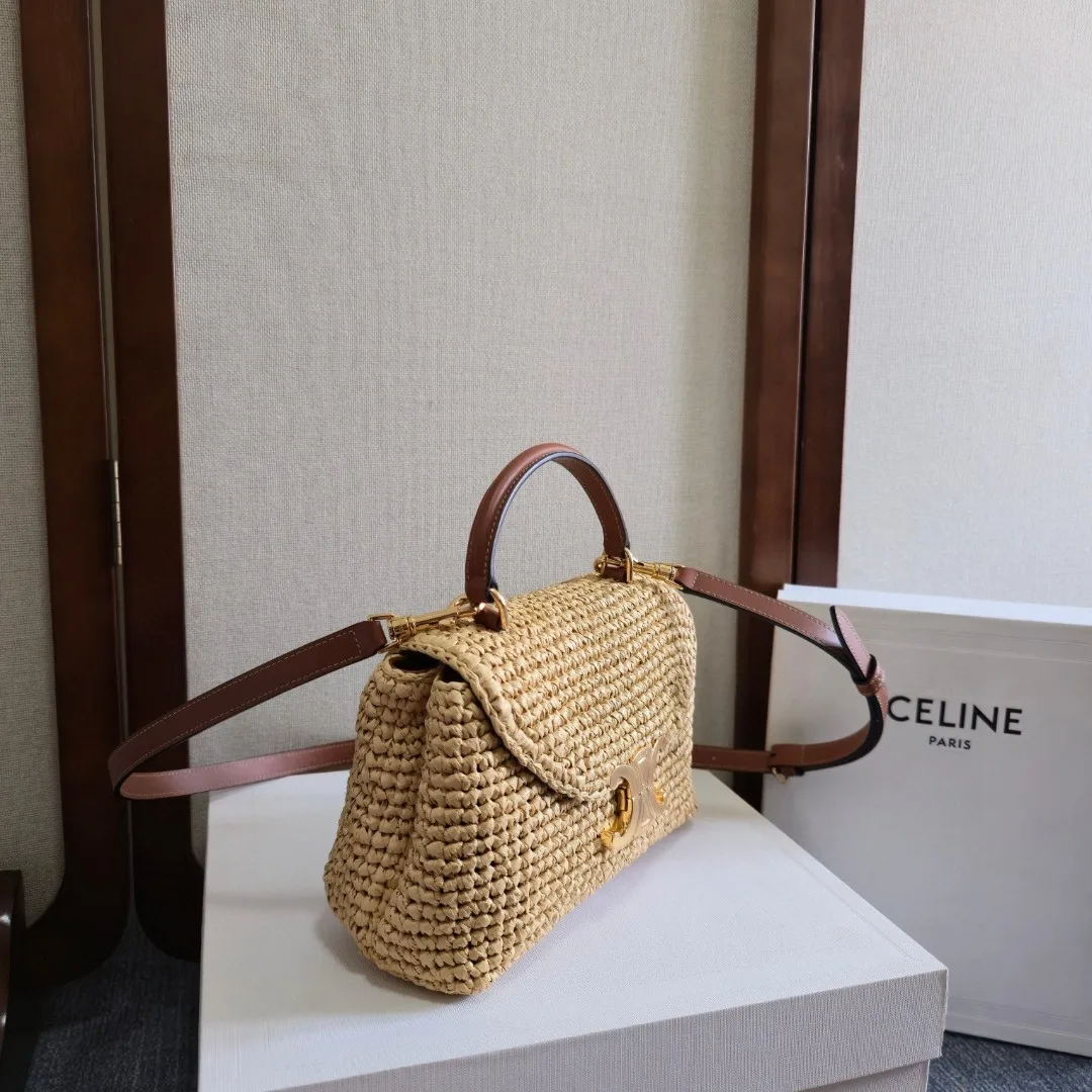 Celine Woven Leather Teen Nino Top Handle Bag product photo from LabelPicks