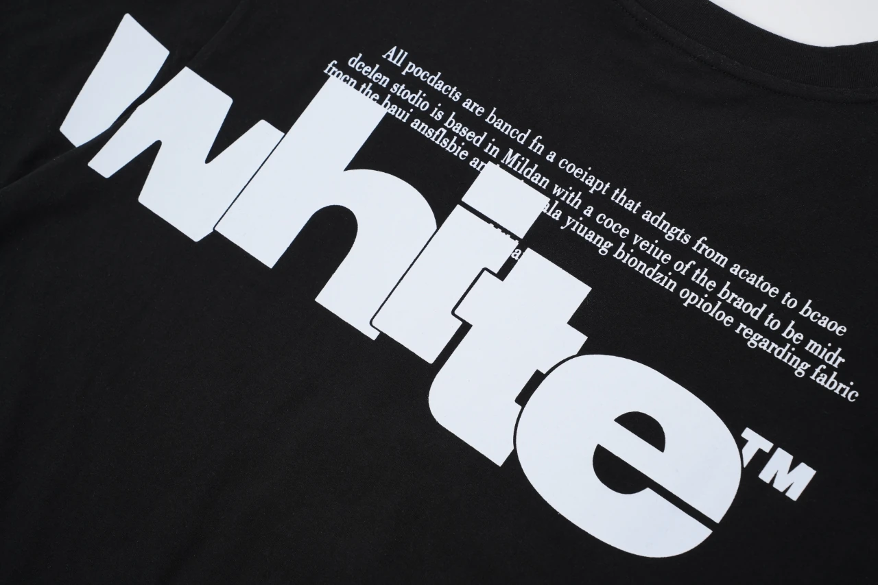 Off-White Black Bold Logo Letter T-Shirt product photo from LabelPicks