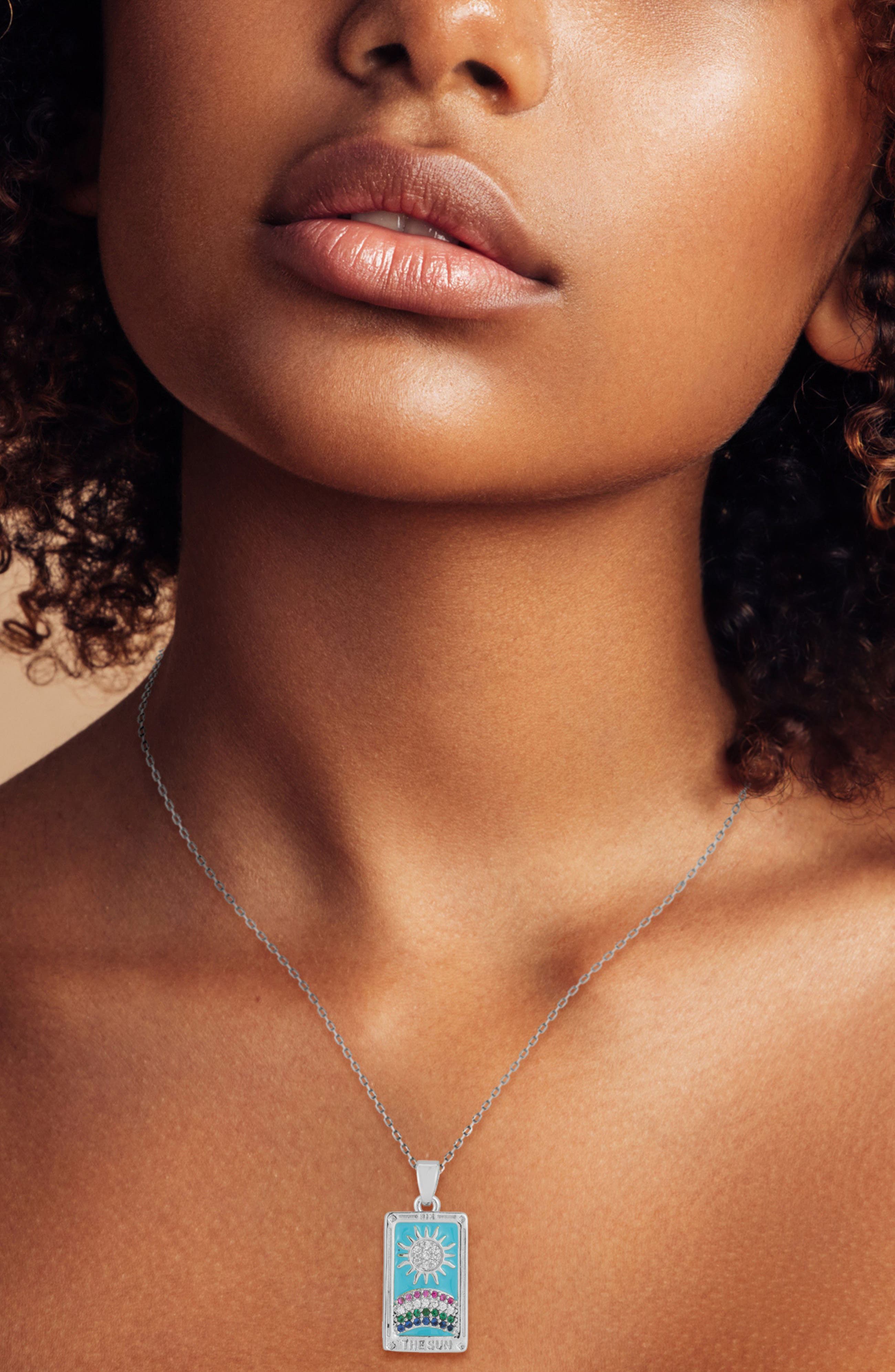 SPHERA MILANO The Sun Tag Pendant Necklace