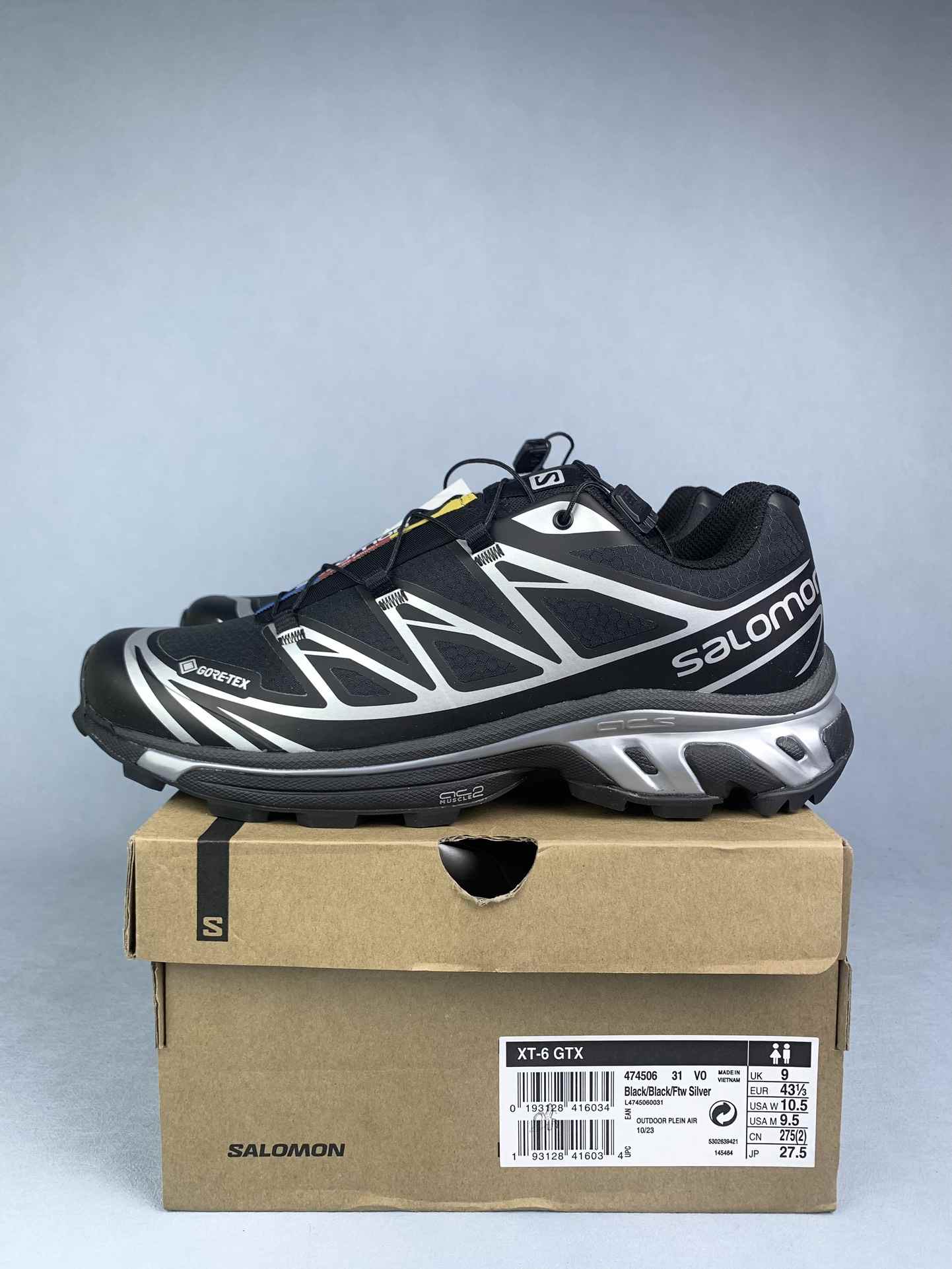 Salomon XT-6 GORE-TEX “Black Ftw Silver” Shoes