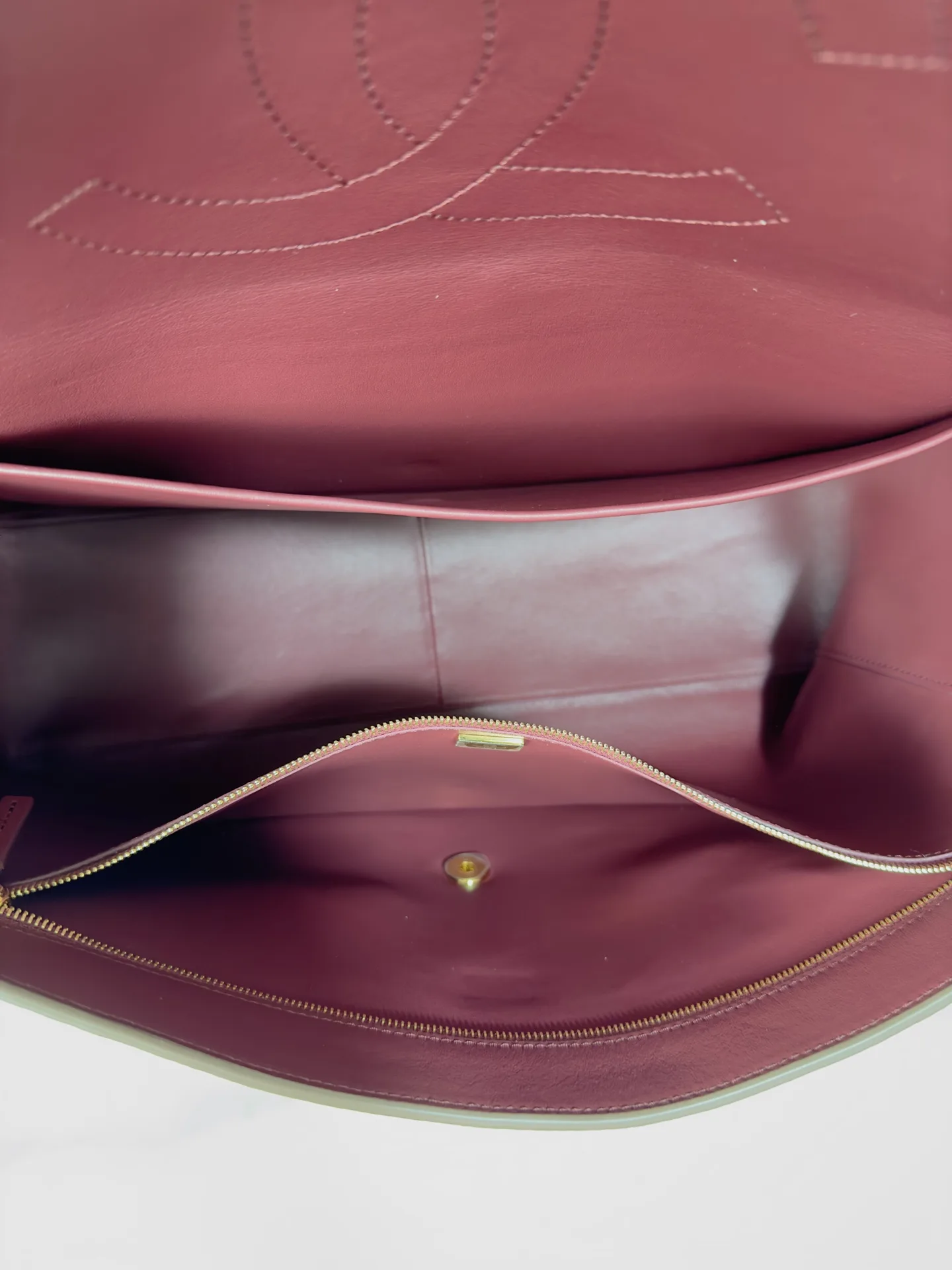 Chanel Classic Flap Brown Grained Leather Shoulder Bag product photo from LabelPicks
