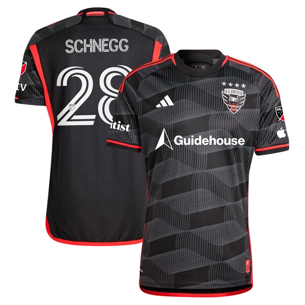 David Schnegg D.C. United adidas 2024 The Icon Kit Authentic Player Jersey - Black