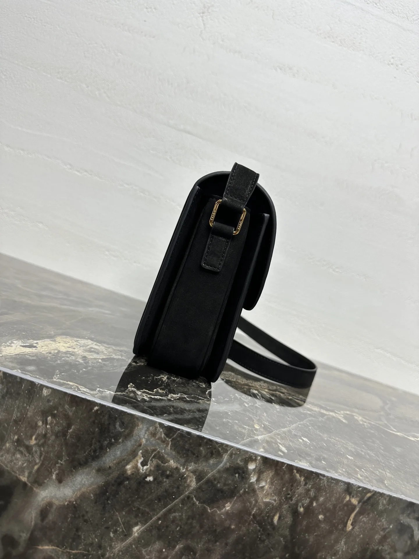 Celine Gold Triomphe Lambskin Crossbody Bag product photo from LabelPicks