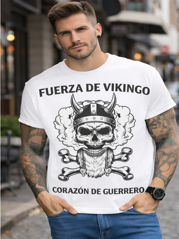 Remera “Fuerza de Vikingo” – Calle y Calavera