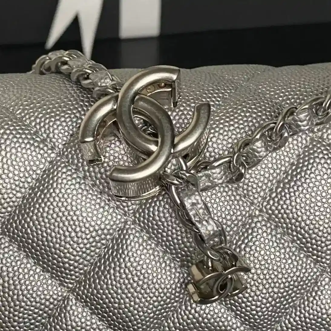 Chanel Gold Classic Flap Calfskin Shoulder Bag product photo from LabelPicks