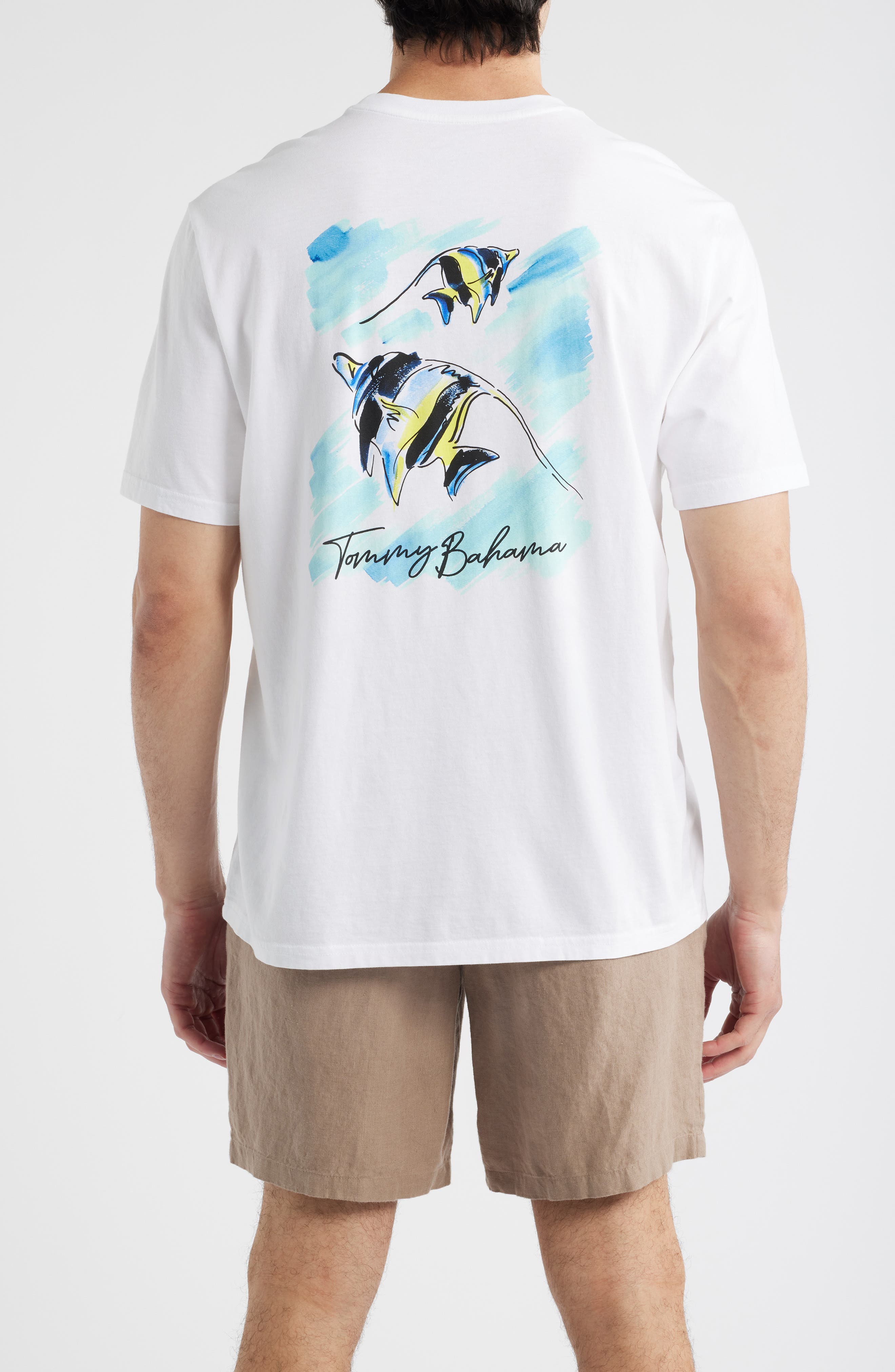 Tommy Bahama Aquatic Oasis Logo Graphic T-Shirt