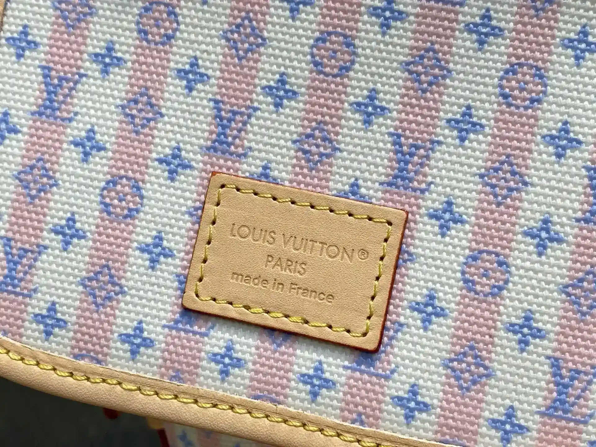 Louis Vuitton Pink Canvas and Leather Bucket Bag product photo from LabelPicks