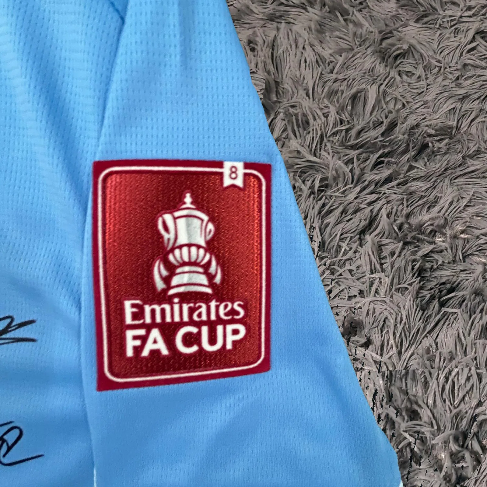 Man City Team SIGNED 25/26 FA Cup Winners Shirt Jersey - COA - 2025
