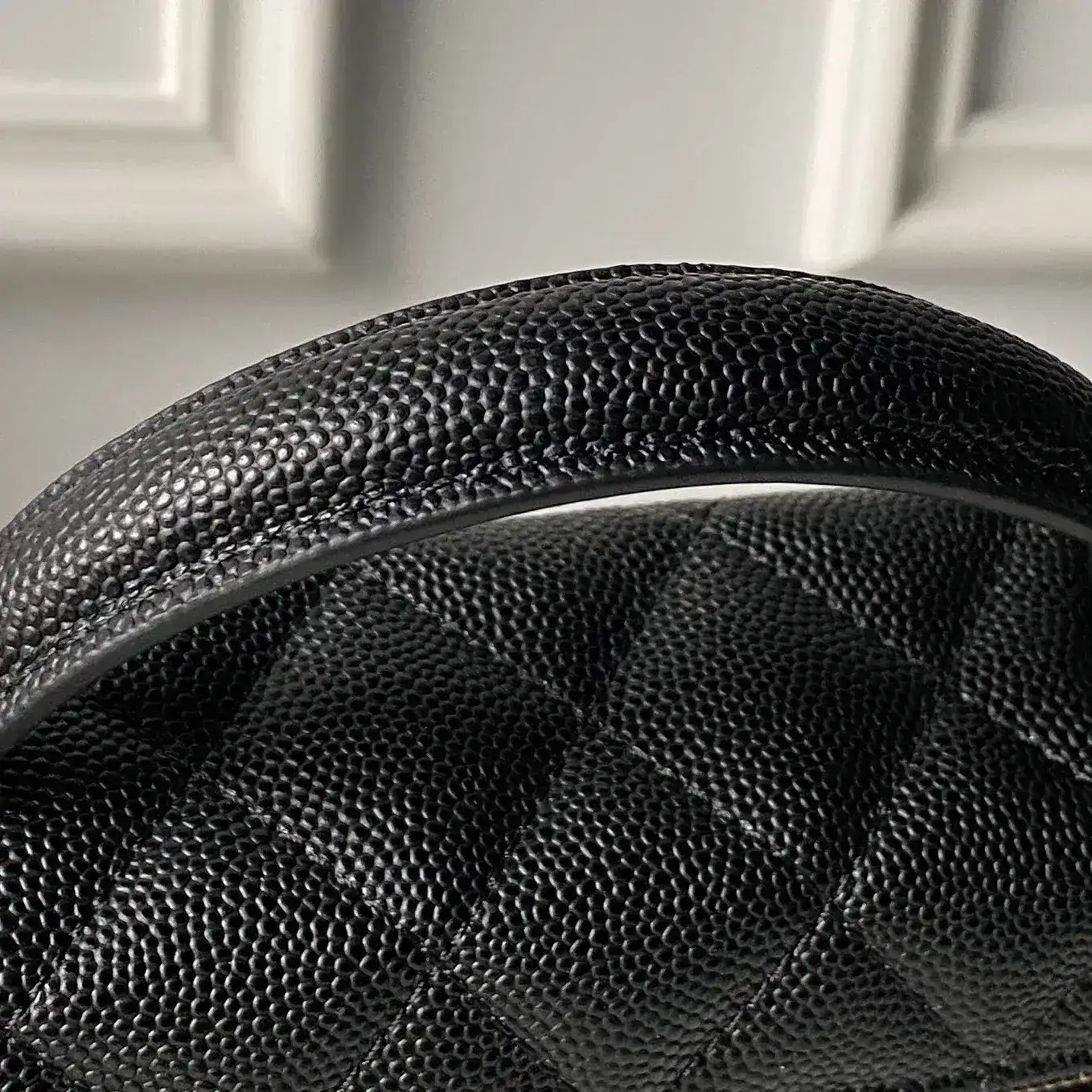 Chanel Gold Grained Leather Shoulder Bag product photo from LabelPicks