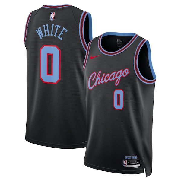 Coby White Chicago Bulls Nike Unisex 2025/26 Swingman Jersey - Black - City Edition