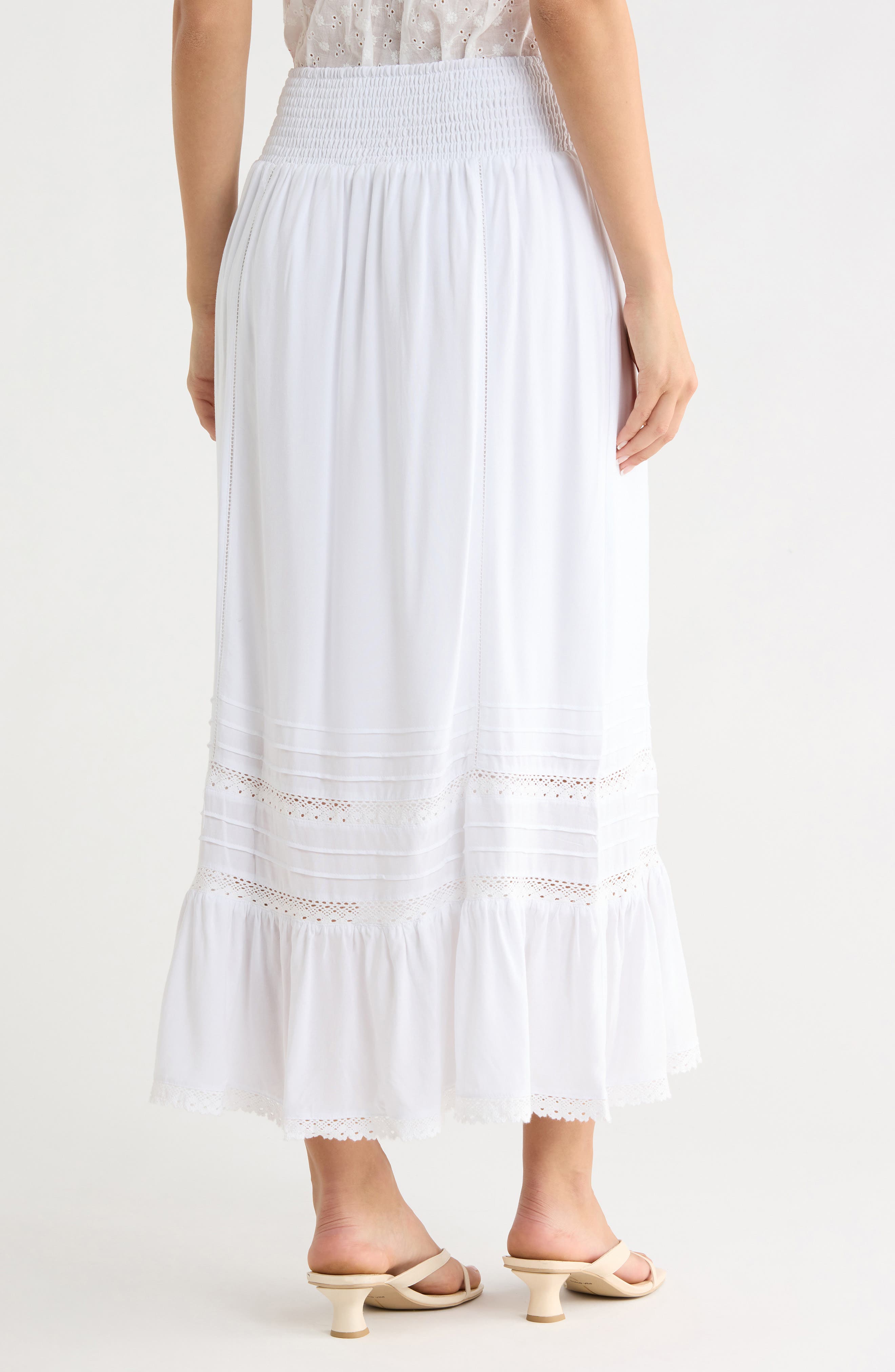 Vigoss Ruffle Maxi Skirt