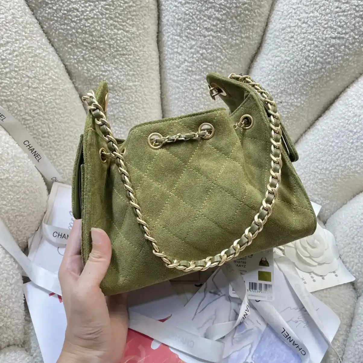 Chanel Gold Denim Hobo Bag product photo from LabelPicks