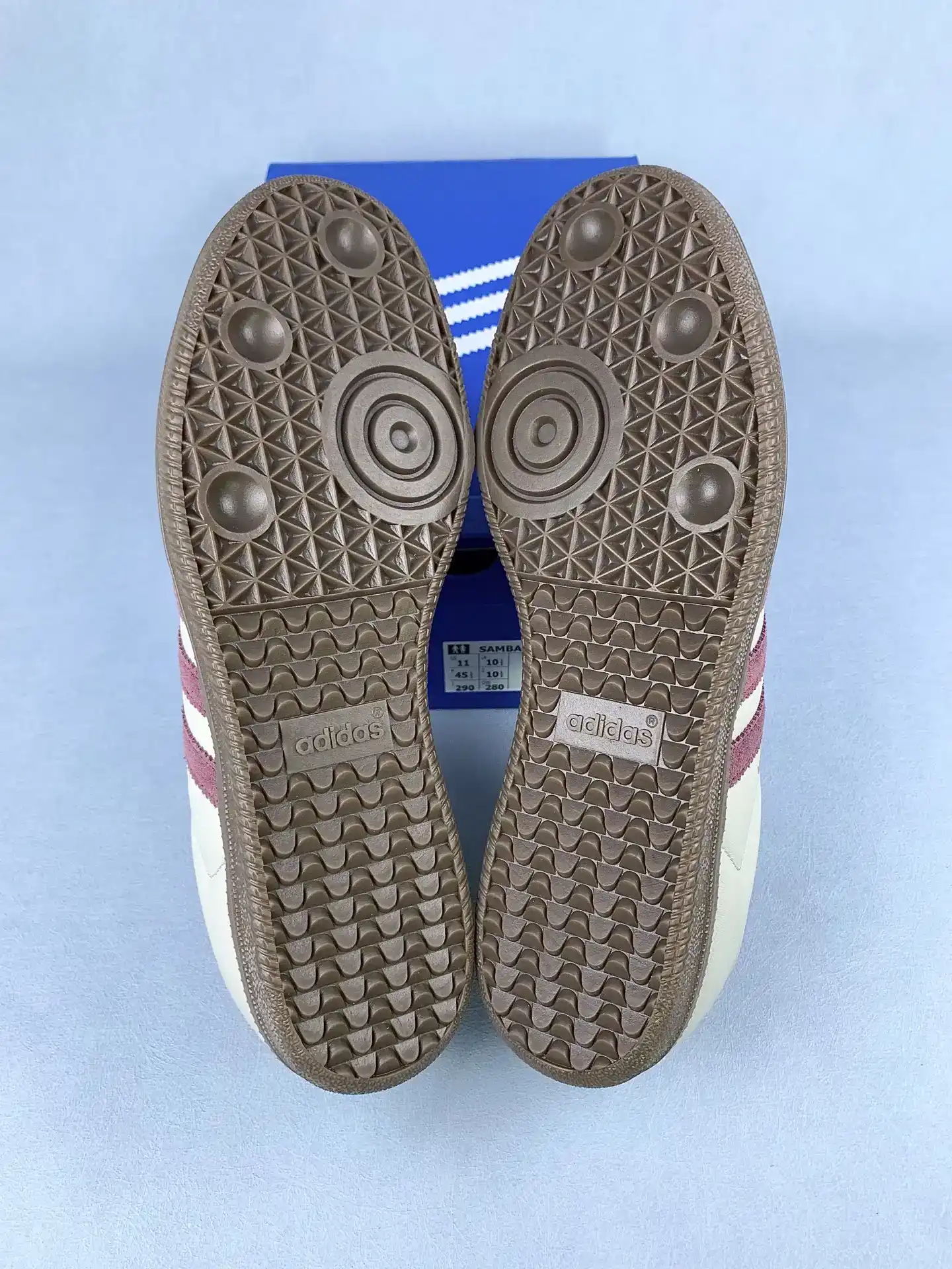 adidas Samba OG Putty Grey Maroon Shoes product photo from LabelPicks
