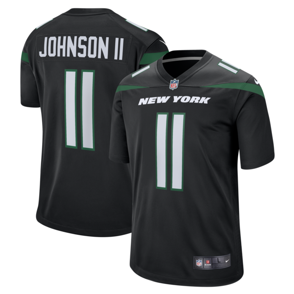Jermaine Johnson II New York Jets Nike Alternate Game Jersey - Stealth Black