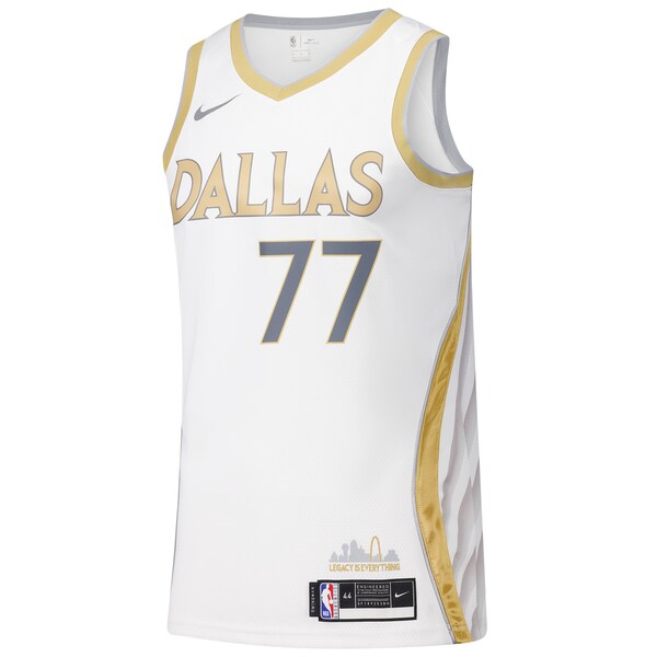 Dallas Mavericks Nike Swingman Player Jersey - City Edition - White